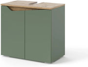 "Marelle, Verde/antracite, 60 x 57.5 cm con 2 porte