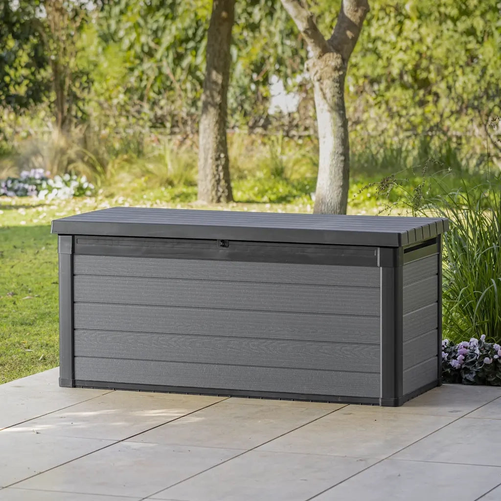 Keter Contenitore Portaoggetti da Esterno Cortina 570 L Grigio 446823