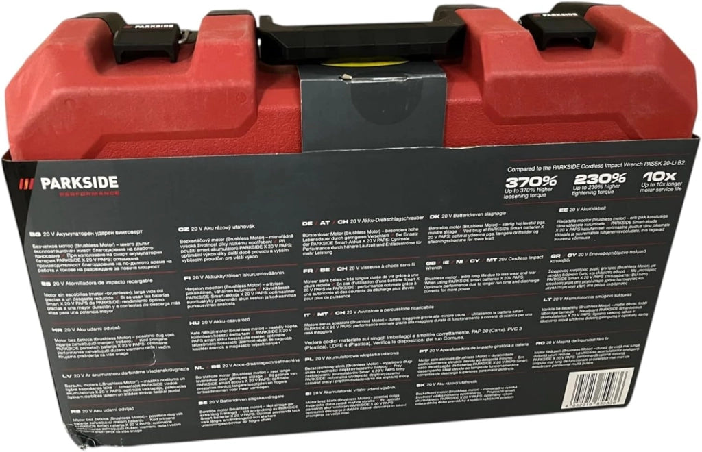 Avvitatore a impulsi a batteria PERFORMANCE PASSP 20- Li X20V, max. 1898 Nm, fino a M33, 1/2"(in valigetta di trasporto, senza batteria e caricatore)