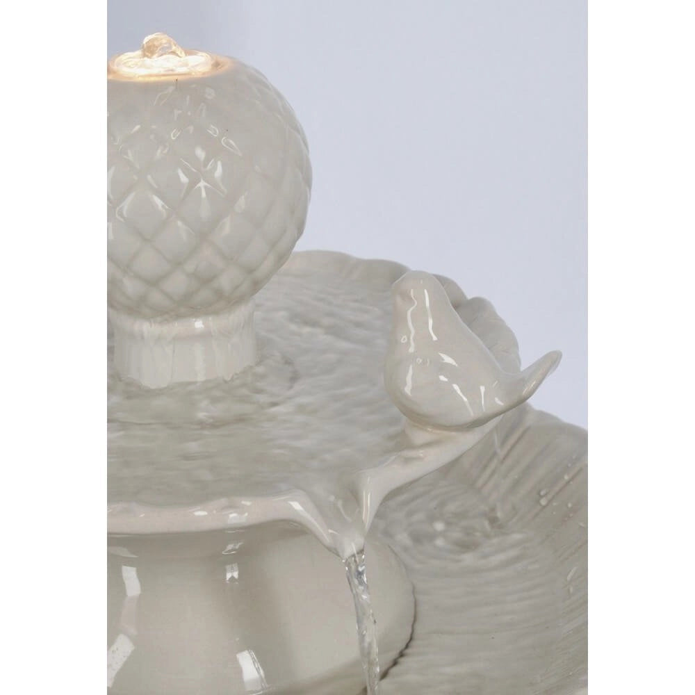 Fontana da Giardino Ceramica Avorio da Esterno H68 - LUNARA