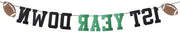 Bandiera di Benvenuto per il Primo Anno di Calcio per Ragazzi - Decorazioni per Festa di Compleanno con Tema di Rugby - Bandiera di Benvenuto per il Primo Anno - Articoli per Festa di Calcio per Bambini