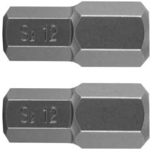 Topex 10-978 inserto esagonale 1 12 x 30 mm, acciaio s2 x 2 pz