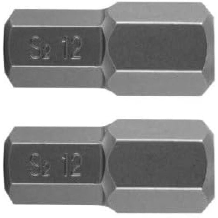 Topex 10-978 inserto esagonale 1 12 x 30 mm, acciaio s2 x 2 pz