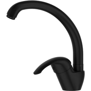 serie euro miscelatore lavello canna alta nero opaco cod:ferx.3436