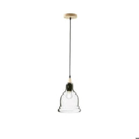 LAMPADARIO SOSPENSIONE IN VETRO 1XE27 GRETEL IDEALLUX