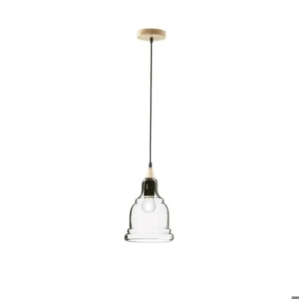 LAMPADARIO SOSPENSIONE IN VETRO 1XE27 GRETEL IDEALLUX