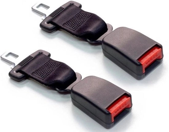 2 pezzi - Estensore di cintura - Cintura - Estensore - Cintura di sicurezza - Universale - Comfort - Auto - Bus - Estensore di cintura - 10 cm lungo - Unisex - Estensore di cintura originale