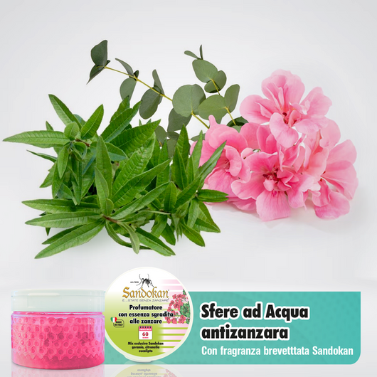 Sfere d'acqua profumate per l'uomo sgraditi alle zanzare colorate - 2 pezzi