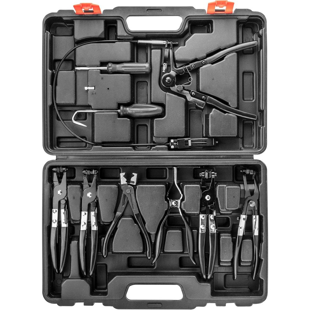 Topex 11-228 pinze per fascette, e, set 9 pezzi