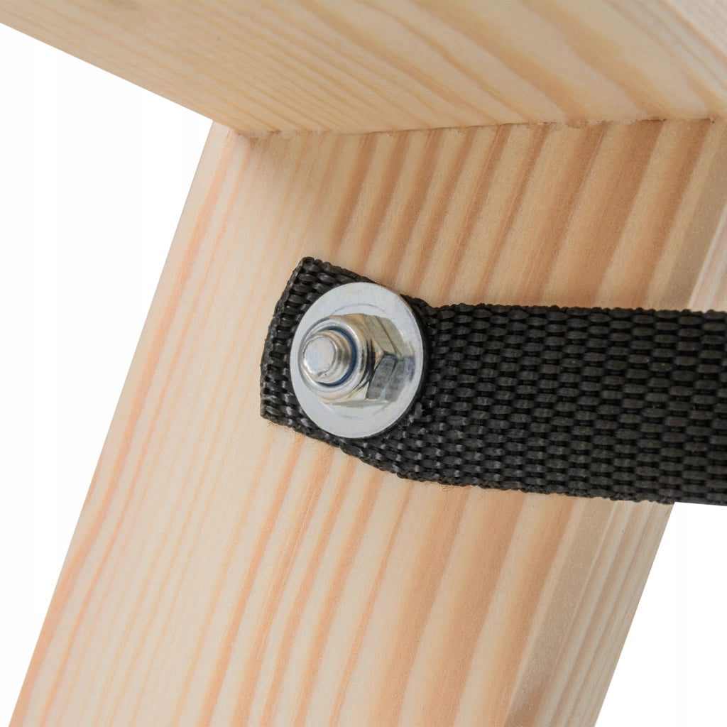 Scala da pittore in legno KADAX, 4 gradini, scala pieghevole, a doppia faccia