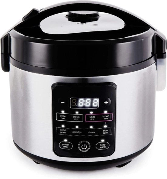 Cottura Risotto - Padella Ceramica - Logica Fuzzy Avanzata - Capacità 5,5 Tazze - 5 Funzioni di Cottura Risotto - 3 Funzioni Multicottura
