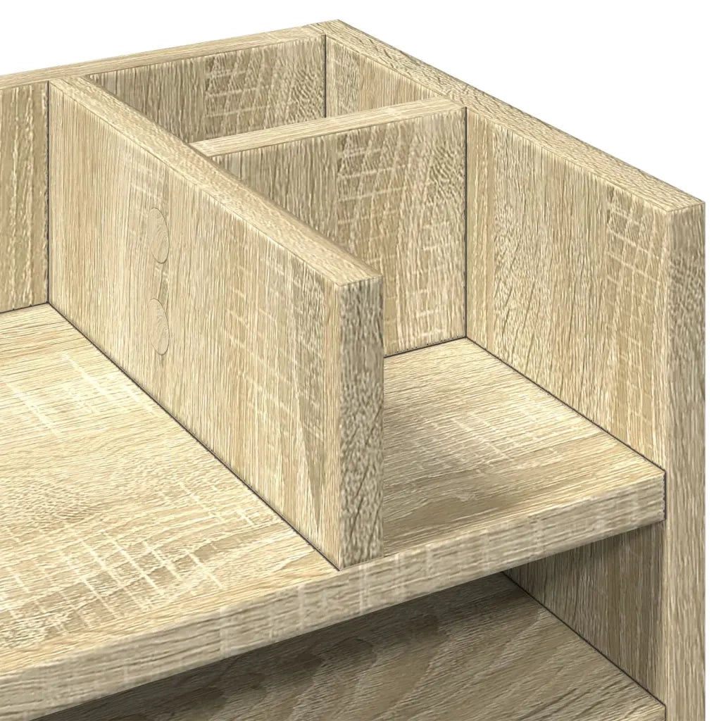 Organizer Scrivania Rovere Sonoma 44,5x24x25 Legno Multistrato CFW9741453