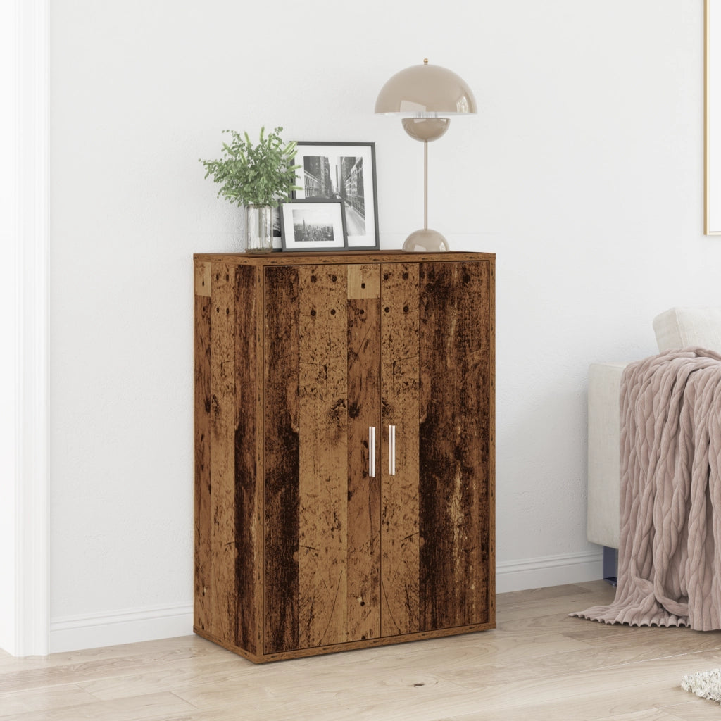 Credenza Legno Vecchio 60x31x84 cm Legno Ingegnerizzato