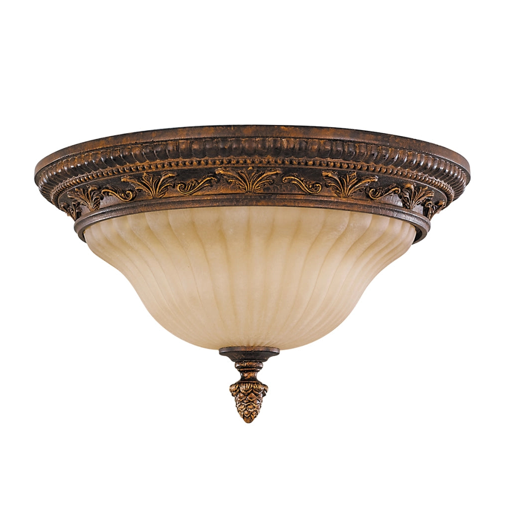 Plafoniera tonda 33cm 2xE27 tartarugata Sonoma Valley Feiss