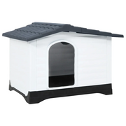 Casetta per Cani Grigia 90,5x68x66 cm in Polipropilenecod mxl 128621