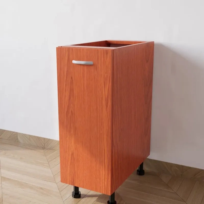 Mobile Base 30 Compreso Di Anta. H 72 Cm L 30 Cm P 55.5 Cm. Spedizione In Kit Ciliegio