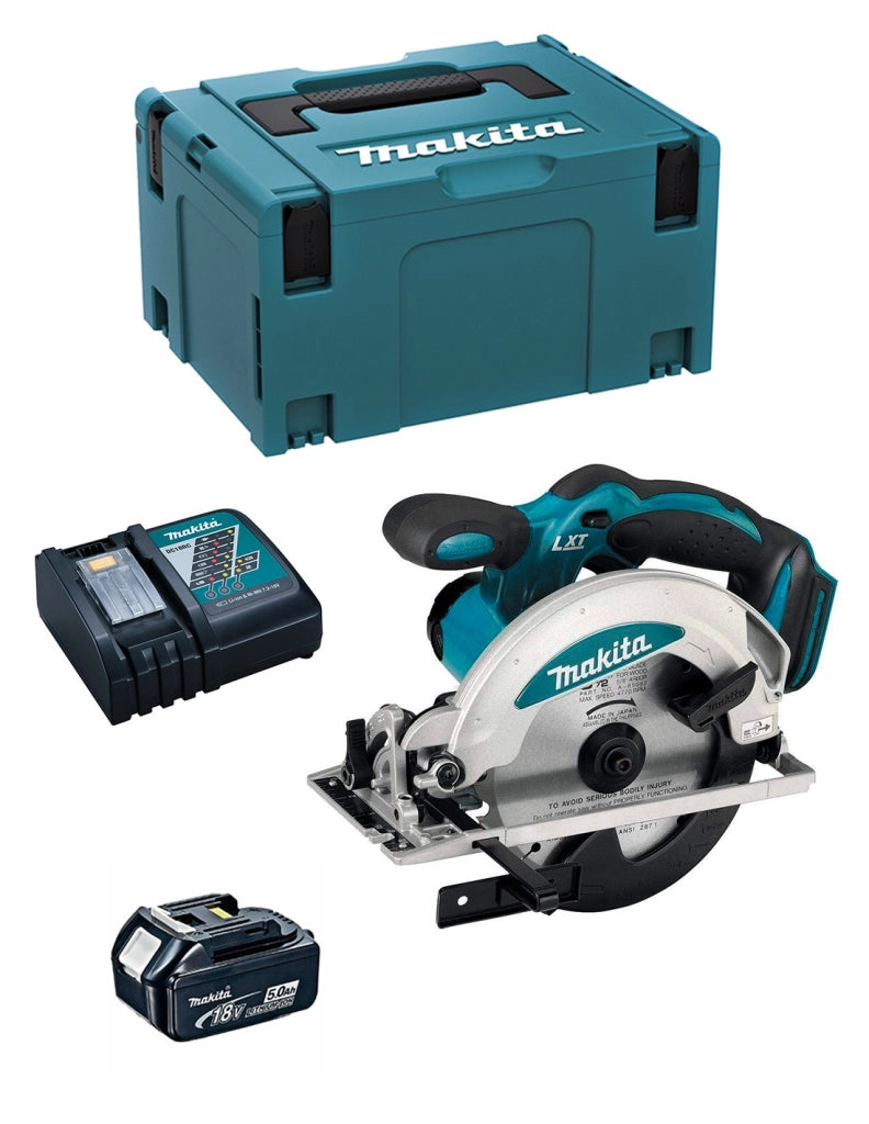 Sega Circolare MAKITA DSS610RTJ1 (1 x 5,0 Ah + DC18RC + MAKPAC 3)