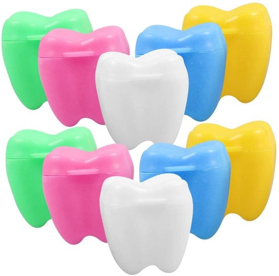 Oggetto di Memoria per i Primi Tetti con 20 Scatole - Contenitore per i Primi Tetti - Regalo per i Bambini - Prima Dentatura - Bella Memoria - Scatola per i Primi Tetti