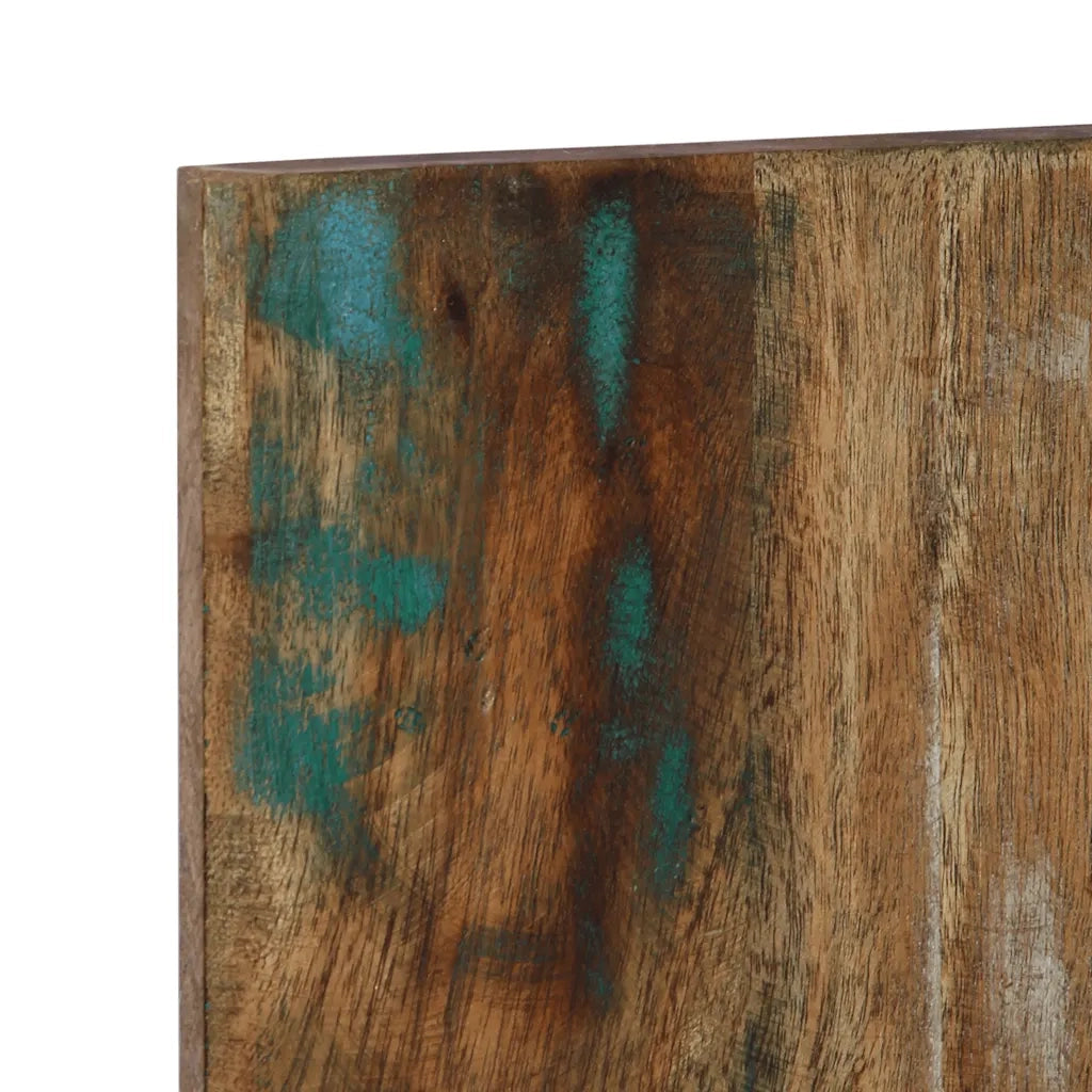 Testiera Multicolore 140 cm in Legno Massello Recupero