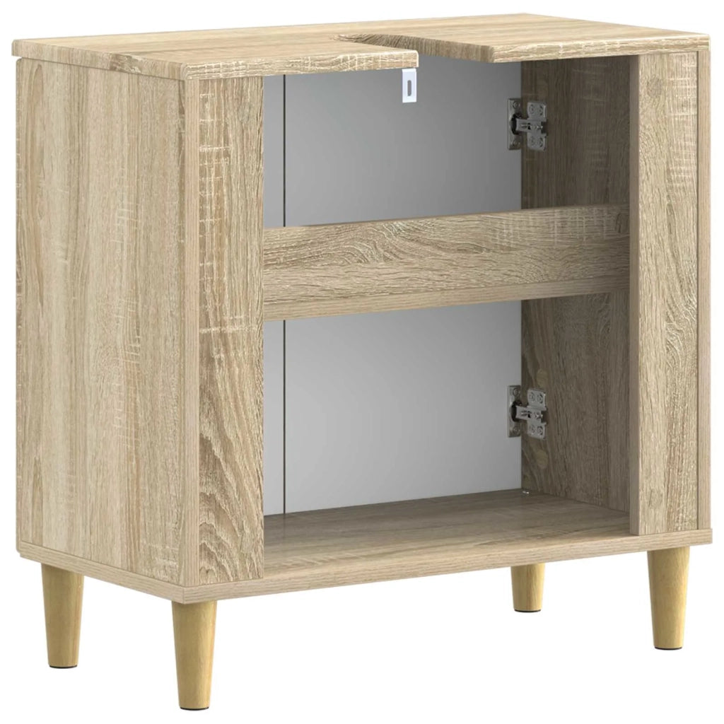 Armadio per Lavabo da Bagno DELFT Rovere Sonoma 897007