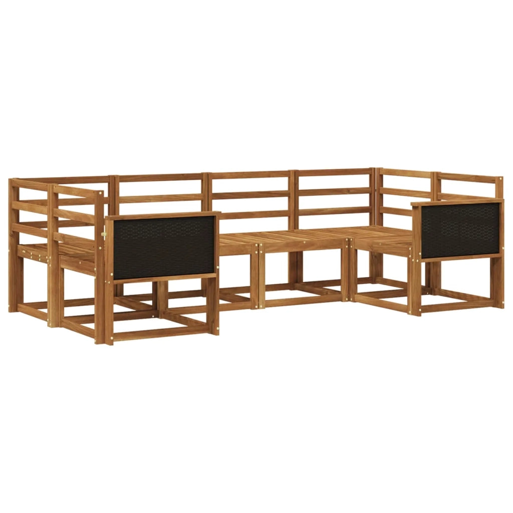 Set di divani da esterno 6 pcs Naturale 3385480