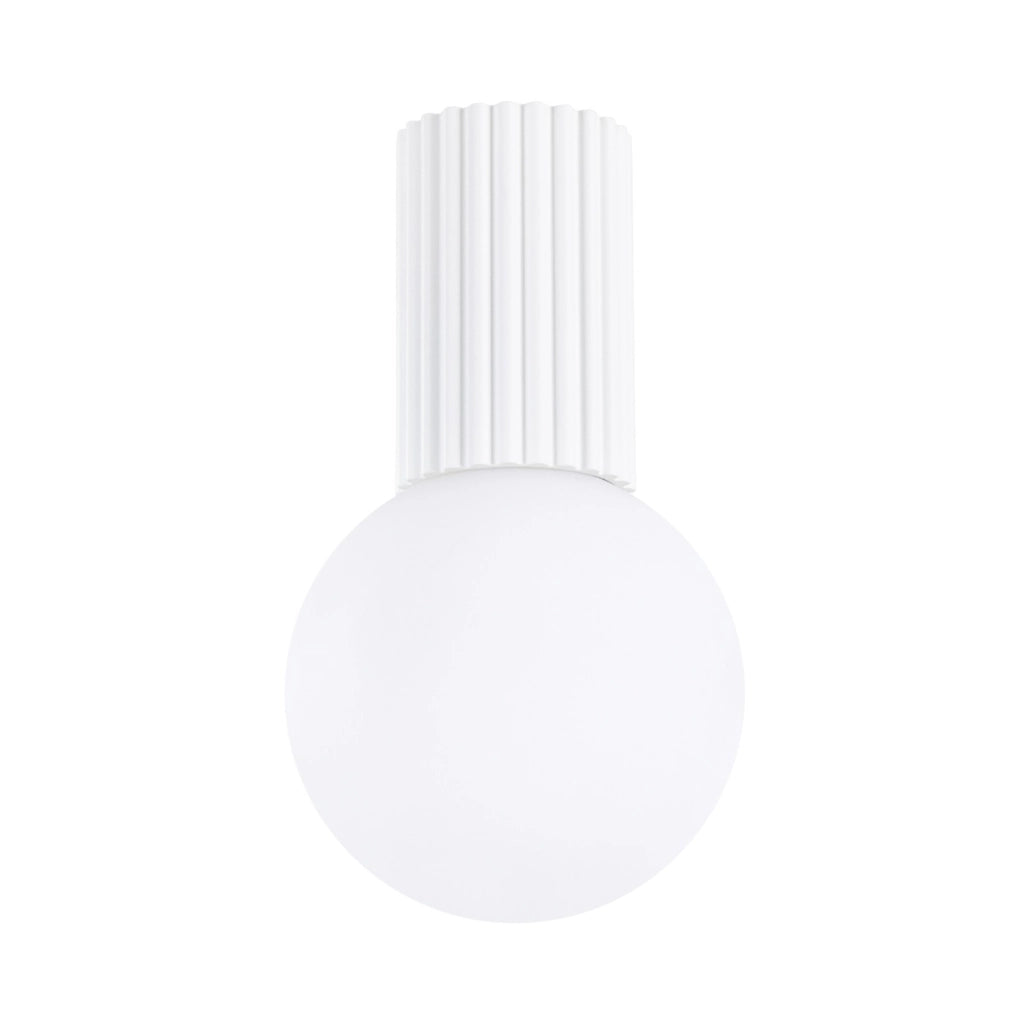 Spot soffitto Pure Lume SFERA bianco sfera vetro IP44 G9 8W