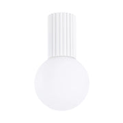 Spot soffitto Pure Lume SFERA bianco sfera vetro IP44 G9 8W
