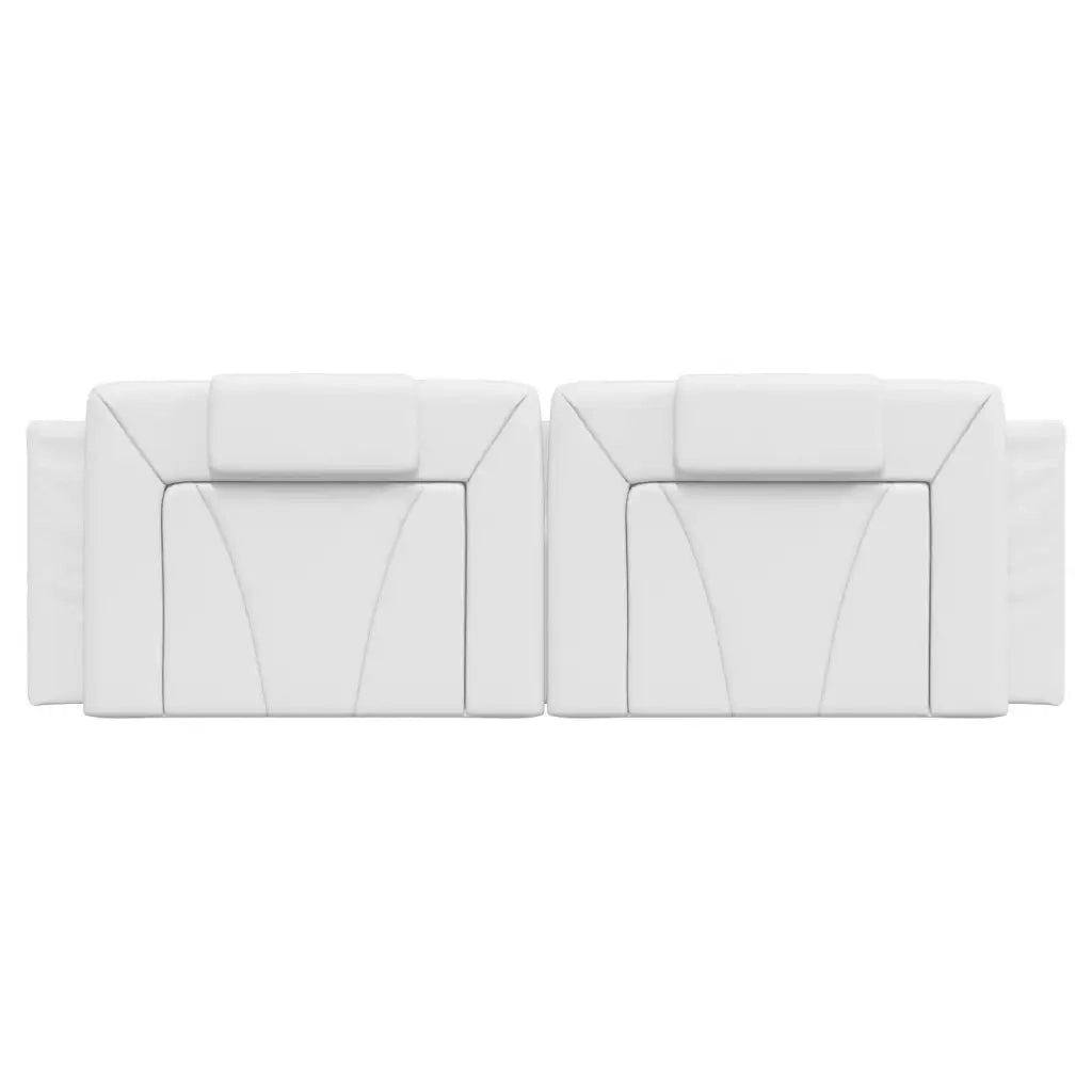 Cuscino Testiera Viana Bianco 160 cm in Similpelle CFW5940157