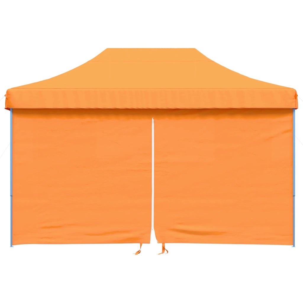 Tendone per Feste Pieghevole Pop-Up con 4 Pareti Arancione 4004977