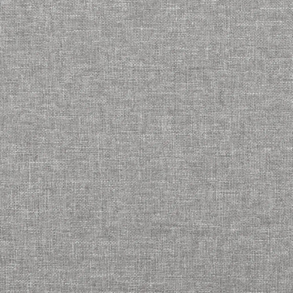 Testiera ad Orecchio Grigio Chiaro 83x16x78/88 cm in Tessuto