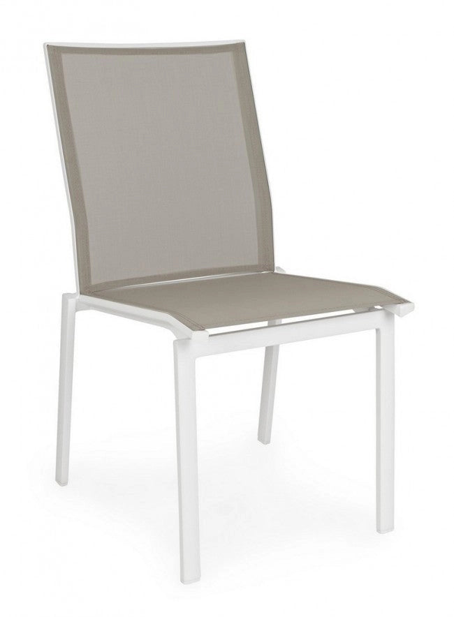 Set 4 Sedie da Giardino 50x61x88,5h cm Cruise Bianco