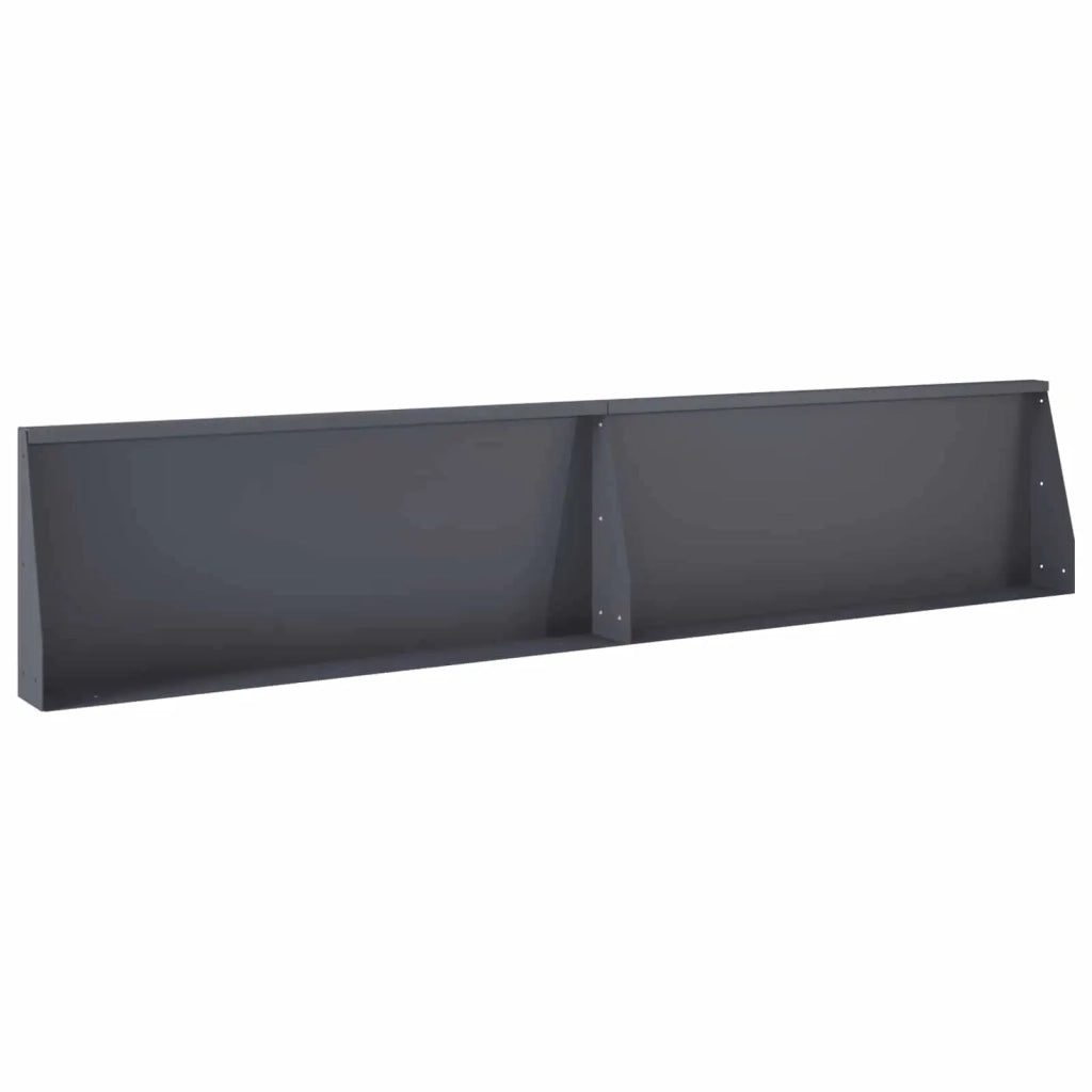 Muro di contenimento 8 pz 300 x 100 x 40 cm Acciaio Antracite 3449249