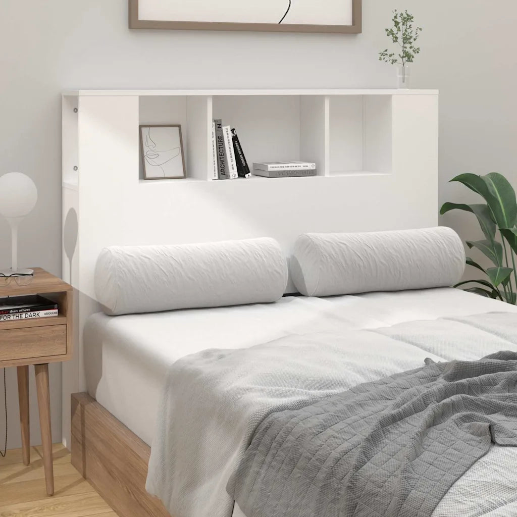 Armoire à tête de lit Blanc 120x18,5x102,5 cm