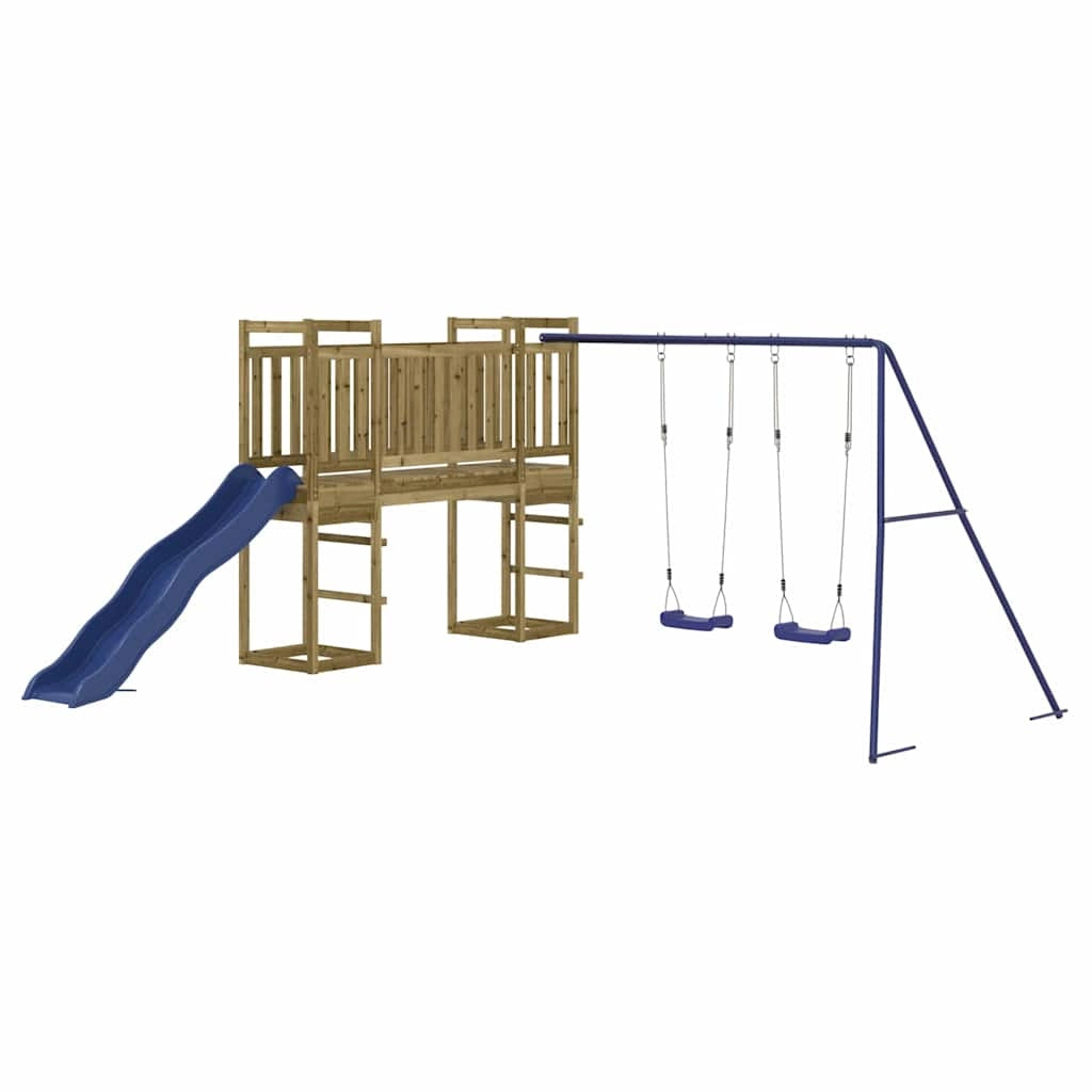 Set da Gioco da Esterno in Legno di Pino Impregnatocod mxl 102663