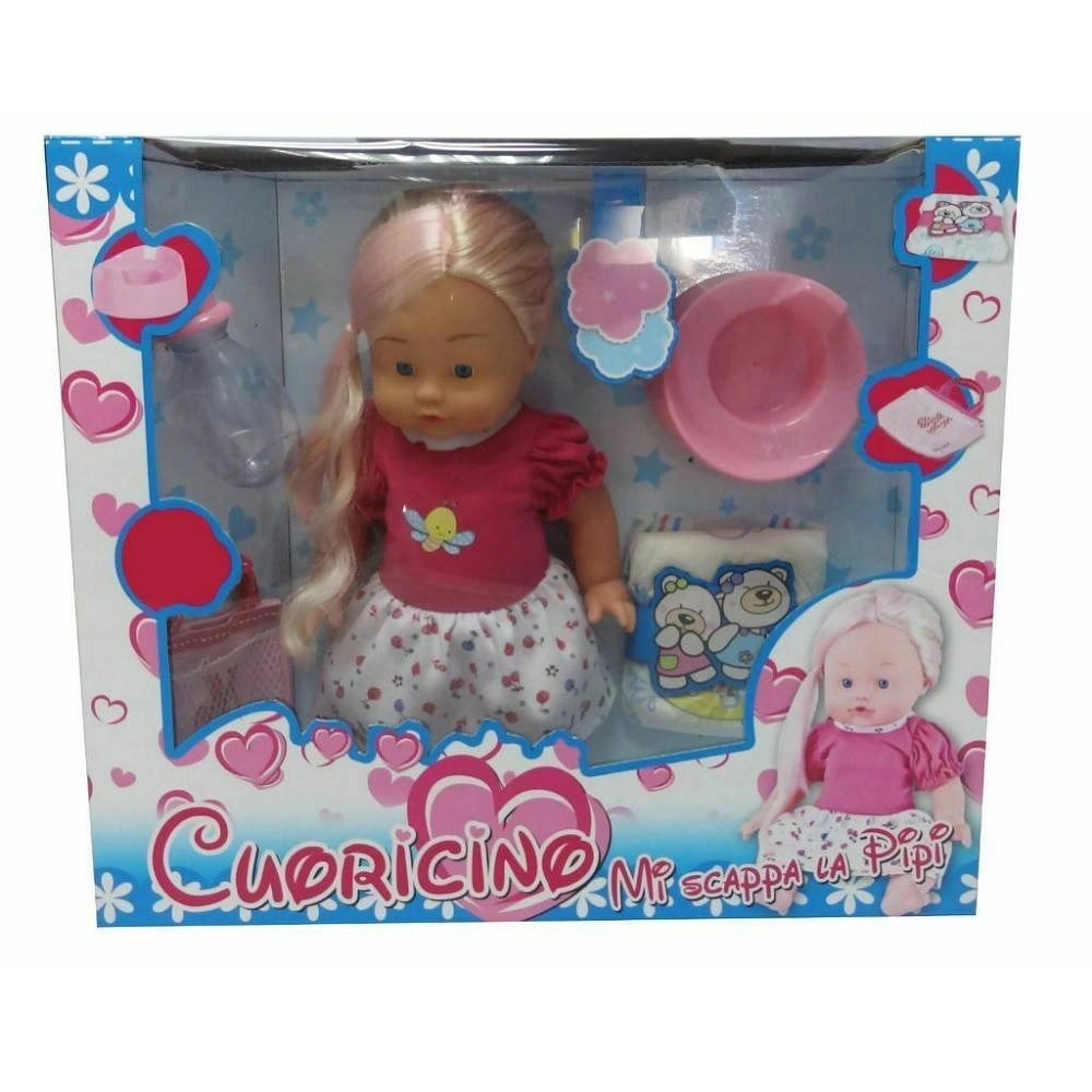 Trade Shop - Cuoricino Mi Scappa La Pipi' Bambola Accessori Giocattolo Gioco Bambini -