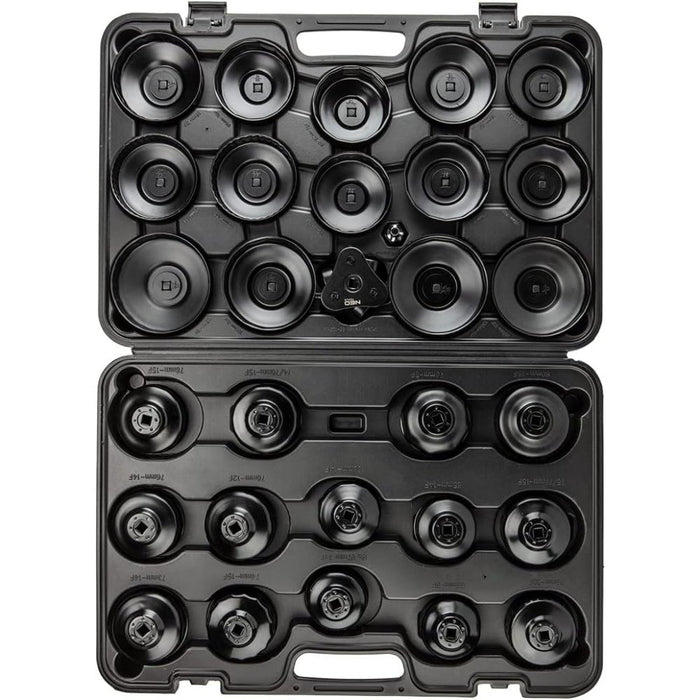 Topex 11-242 chiavi a bussola pe per filtri olio - set 30 pezzi