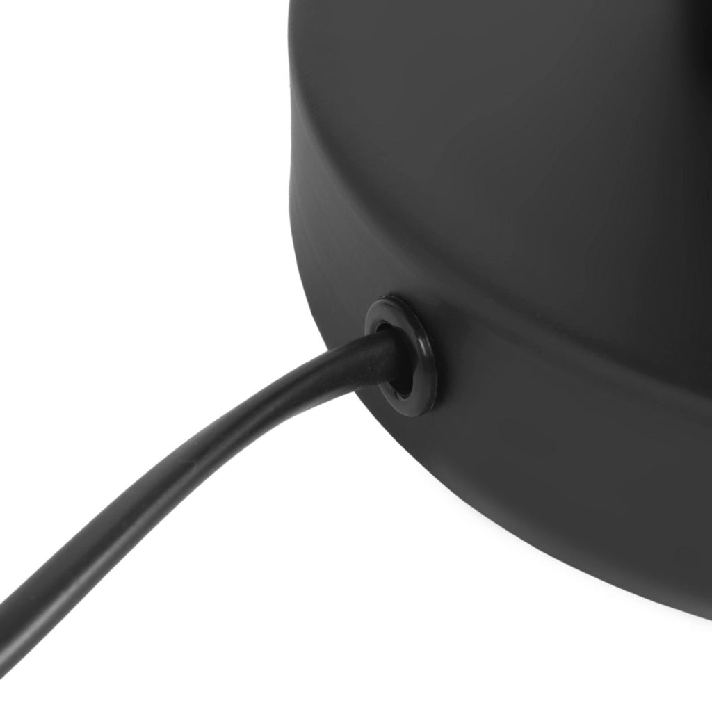Lampada tavolo loft nera sfera Ø23 E27-10W GILA-Trio