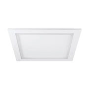 Plafoniera Contemporanea Padrogiano-Z Acciaio Bianco Luce Led Integrato 35,5W
