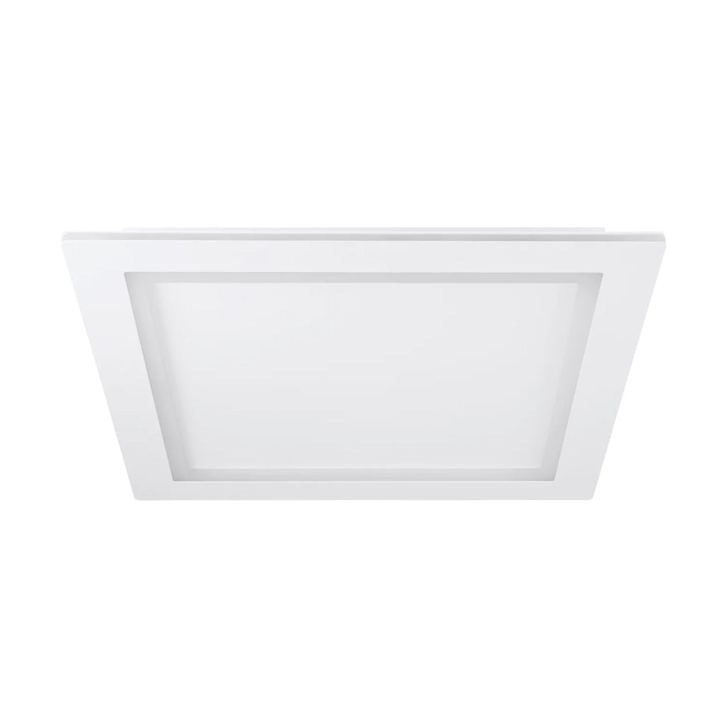 Plafoniera Contemporanea Padrogiano-Z Acciaio Bianco Luce Led Integrato 35,5W