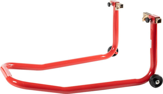 Cavalletto posteriore con ruote supporto moto in ferro verniciato