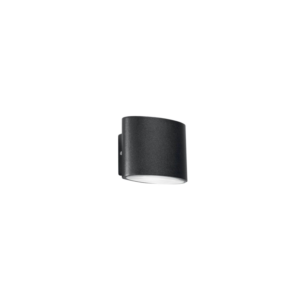 APPLIQUE BIEMISSIONE LED BOXTER NERA 8W 960LM CCT 3000K / 4000K IP44 12,9X8,5X10CM