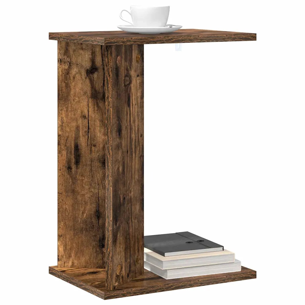 Tavolino Rovere fumé 35 x 25 x 50 cm Legno multistrato 891188