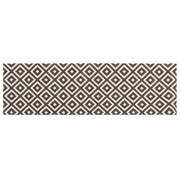 Tappeto da Cucina Rombi grigi e bianchi 300 x 60 cm 42045721
