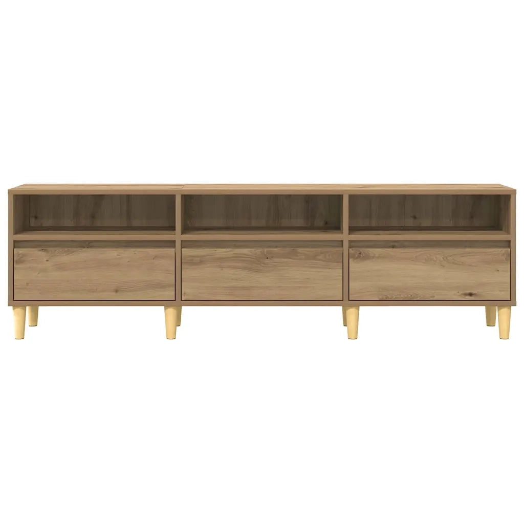 vidaXL Mobile TV rovere artigianale 150 x 30 x 45 cm Legno multistrato