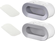 Tas di conservazione per spazzolini da denti - Protezioni - Ospedaliera per spazzolini da denti elettrici - Supporto da parete - Autoadesivo - Bagno - Grigio .