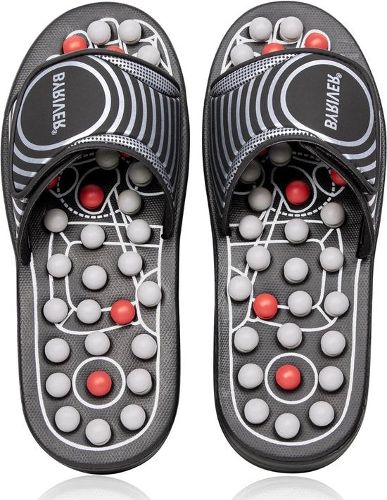 Apparecchio per massaggi ai piedi con tecnica di acupressione, sandali con illuminazione, per alleviare la pressione sulle ossa del tarso, regalo per uomo e donna, per una rilassante esperienza di spa in casa.