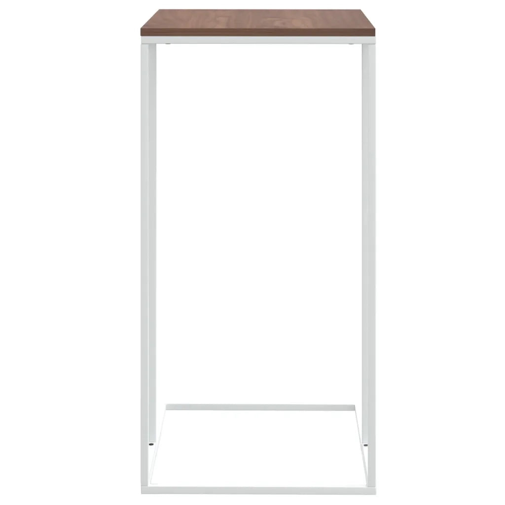 Tavolino da Salotto Bianco 40x30x59 cm in Legno Multistrato cod mxl 60611