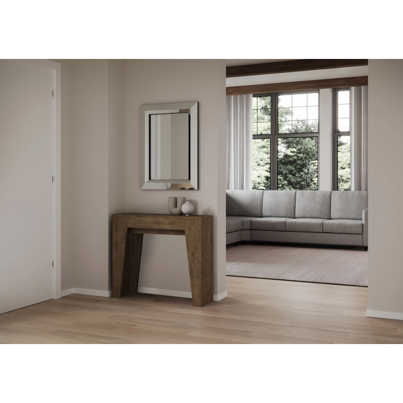 Consolle allungabile 90x25/181 cm Narrow - Noce
