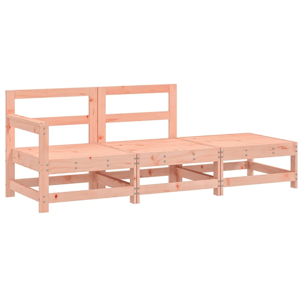 Salotto da Giardino-Set Salotto da Giardino 3 pz in Legno Massello di Douglas 482473