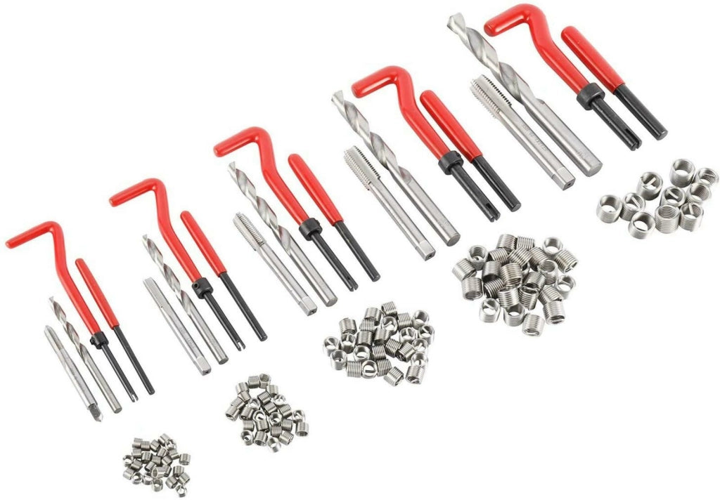 RIPARAZIONE KIT FILETTATURE RIPARAZIONE FILIERA FILETTI 131 PEZZI